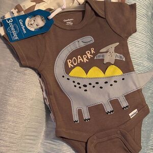 Gerber Dinosaur Newborn Onesies